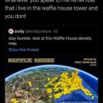 Waffle House Tower meme