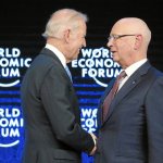 Joe Biden and Klaus Schwab wef