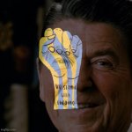 Ronald Reagan stands with Ukraine meme