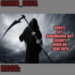 Grimm Skull template meme
