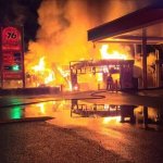 Gas Station Fire