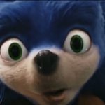 Surprised Ugly Sonic meme