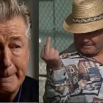 Buford T. Justice gives Alec Baldwin the middle finger | image tagged in buford t justice middle finger,memes,rust,alec baldwin,dumbass | made w/ Imgflip meme maker