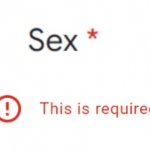 sex is required