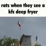 Rats when kfc deep fryer meme