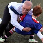 Scomo tackles Kid