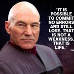 Captain Picard quote errors life
