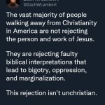 Reject faulty Biblical interpretations