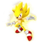 Super Sonic (transparent) template