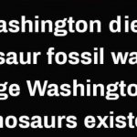 George Washington dinosaurs
