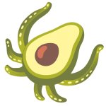 Avocado octopus
