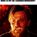 Do not unless you like pain and suffering | PEOPLE: I'M GOING TO SEE WHAT IS ON THE TERRARIA WORKSHOP! ME: | image tagged in don't try it,terraria | made w/ Imgflip meme maker
