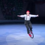 Circus clown unicycle backpedal pedal GIF Template