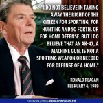 Ronald Reagan quote gun control meme