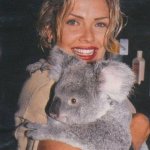 Kim Wilde and koala