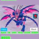 Death_The_Shiny_Mega_Scizor_Reborn Eternather announcement meme