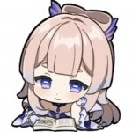 Kokomi reading
