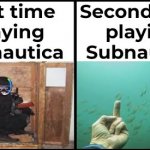 Playing Subnautica template
