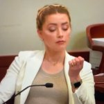 Amber Heard Unbothered Meme Template