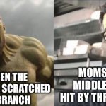and don't get me started on how to oldest is treated | MOMS WHEN THE YOUNGEST GETS SCRATCHED BY A TREE BRANCH; MOMS WHEN THE MIDDLE CHILD GETS HIT BY THREE ASTEROIDS | image tagged in angry hulk vs civil hulk | made w/ Imgflip meme maker