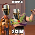SKYRIM OFFICERS | CRIMINAL SCUM | image tagged in memes,x x everywhere | made w/ Imgflip meme maker