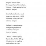 America is a gun poem