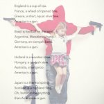 America is a gun poem with crucified child