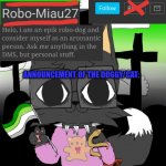 Robo-Miau's announcement