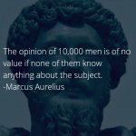 Marcus Aurelius quote meme