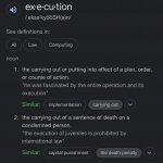 Execution definition