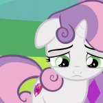 sweetie belle's depressed face