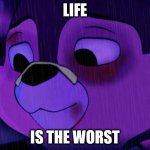 ChipPain | LIFE; IS THE WORST | image tagged in chip,chipmunk,pain | made w/ Imgflip meme maker