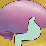 Squidward Smooth Brain meme