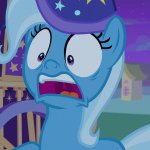 trixie's shocked face (MLP)