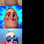 mr incredible becoming canny but have 8 phases meme