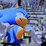 Sonic says shut up meme
