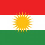 Flag of kurdistan template