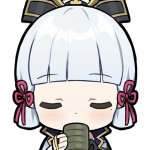 Ayaka sipping meme