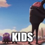 Mmmmyes | KIDS | image tagged in meme man,gif | made w/ Imgflip video-to-gif maker