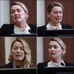 Amber Heard Fake Cry meme