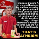 That’s atheism