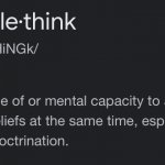Doublethink definition