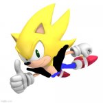 Classic Sonic (SUPER) | image tagged in classic sonic super | made w/ Imgflip meme maker