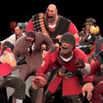 Every TF2 class laughing at you meme