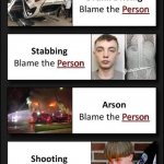 Blaming the gun