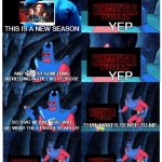 Seriously netflix | THIS IS A NEW SEASON; YEP; AND YOU PUT SOMETHING INTRESTING IN THE FIRST EPISODE; YEP; SO THAT MEANS THAT WILL BE WHAT THE EPISODE IS ABOUT; THAT MAKES SENSE TO ME; THEN MAKE IT THE EPISODE; *SHOWS TWO EPISODES WORTH OF FILLER* | image tagged in patrick star's wallet,stranger things | made w/ Imgflip meme maker