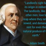 Adam Smith quote meme