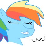 Rainbow Dash by LAKS template