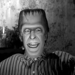 Herman Munster Grinning