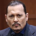 Johnny depp court face